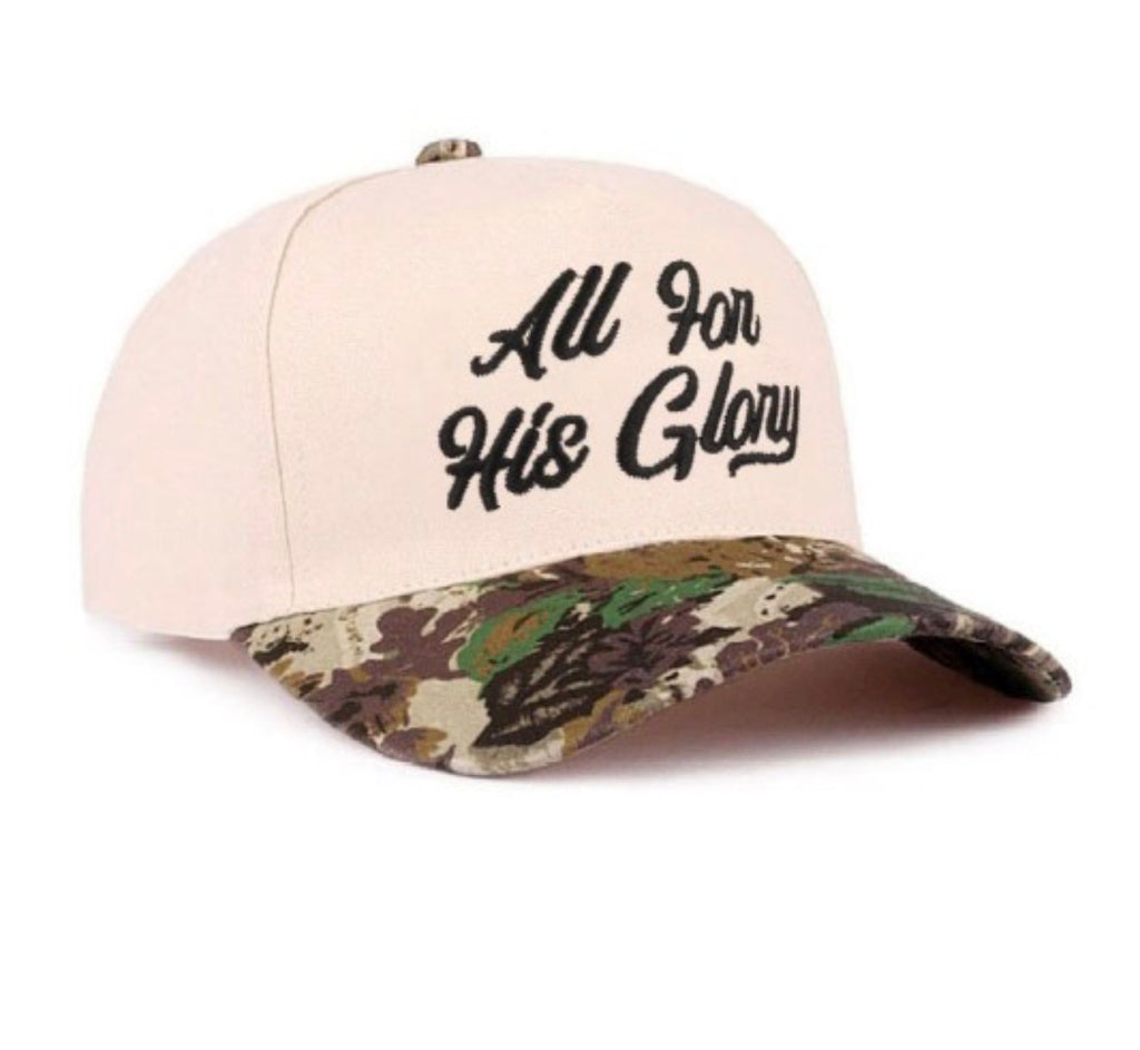 All For His Glory Camo Hat