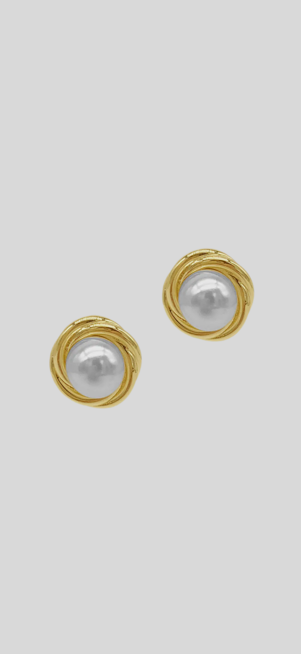 Cultured Pearl Stud Earrings