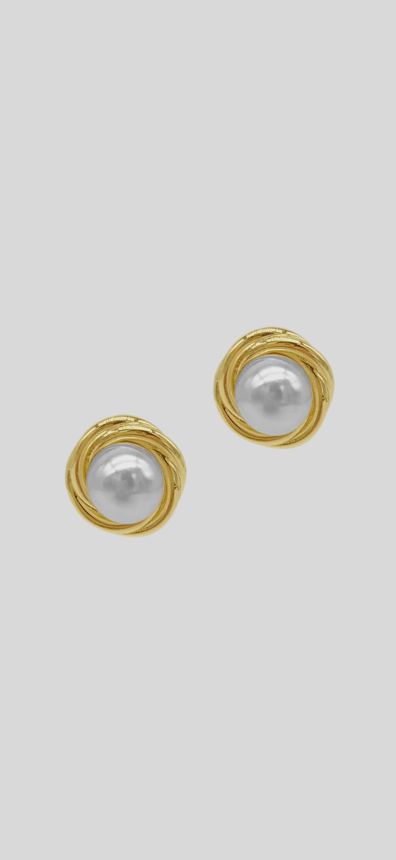 Cultured Pearl Stud Earrings