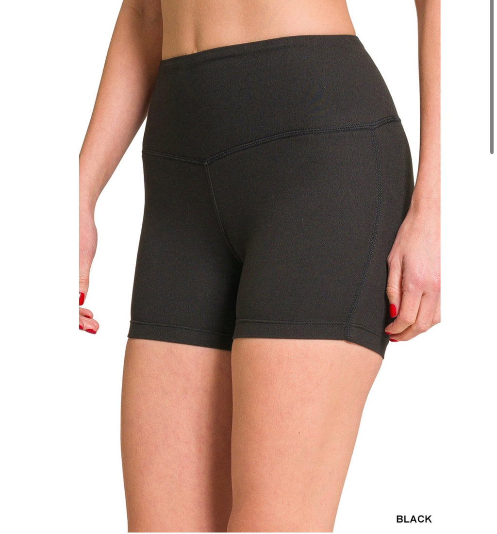 Black Biker Shorts