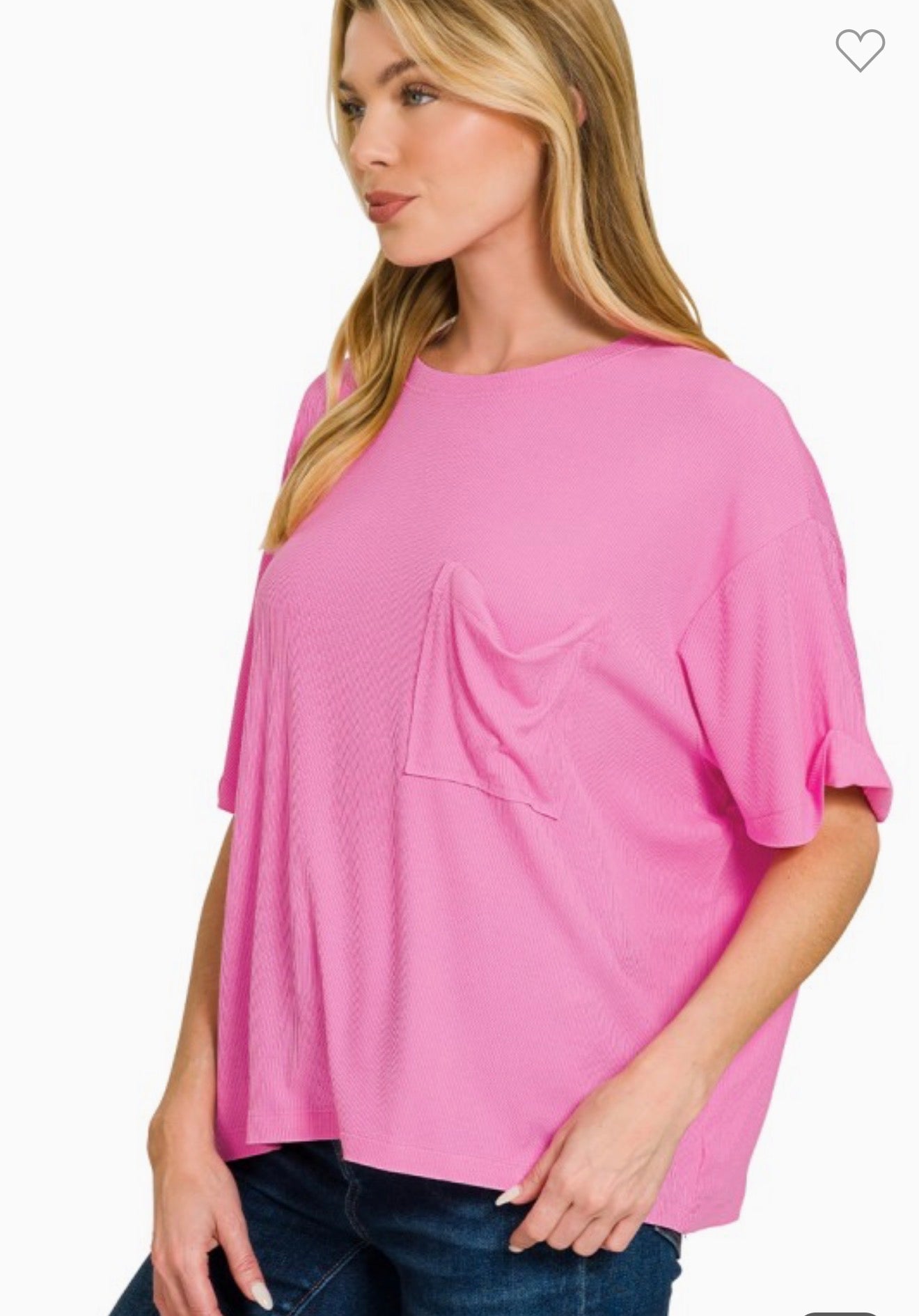 Pink Pocket Top