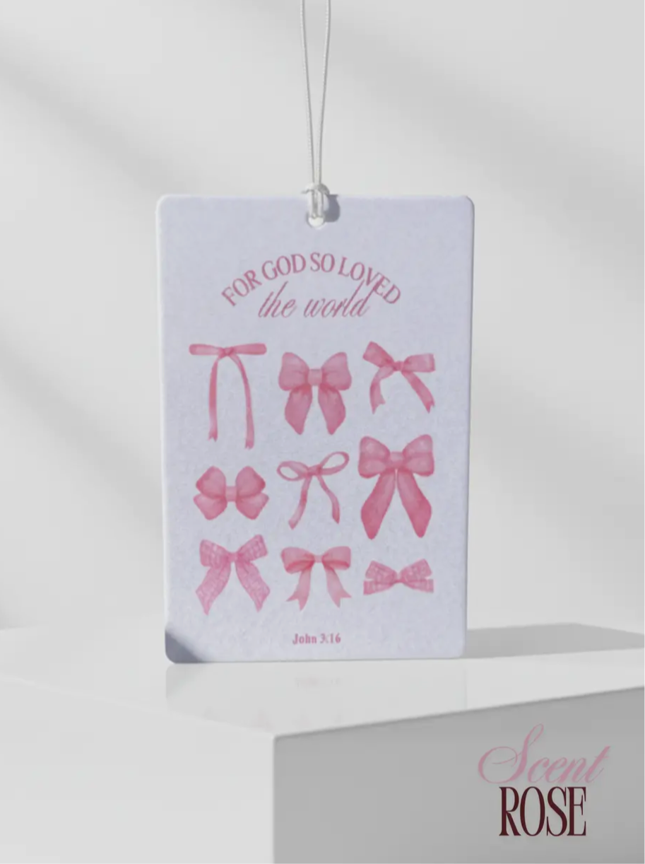 John 3:16 Car Air Freshener