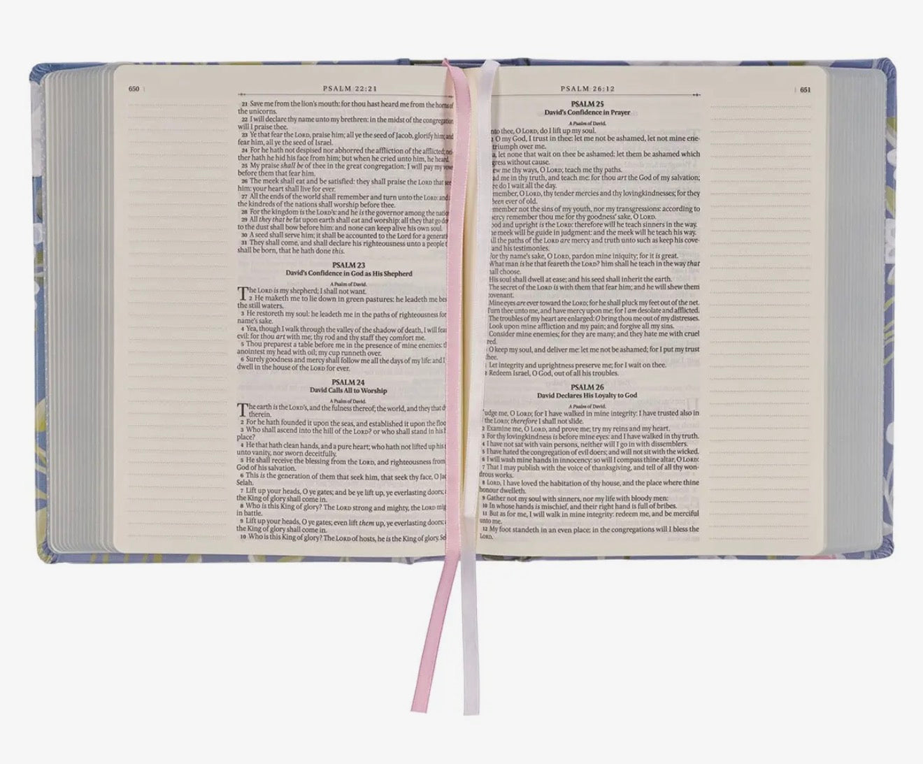 Things Above Floral Bible