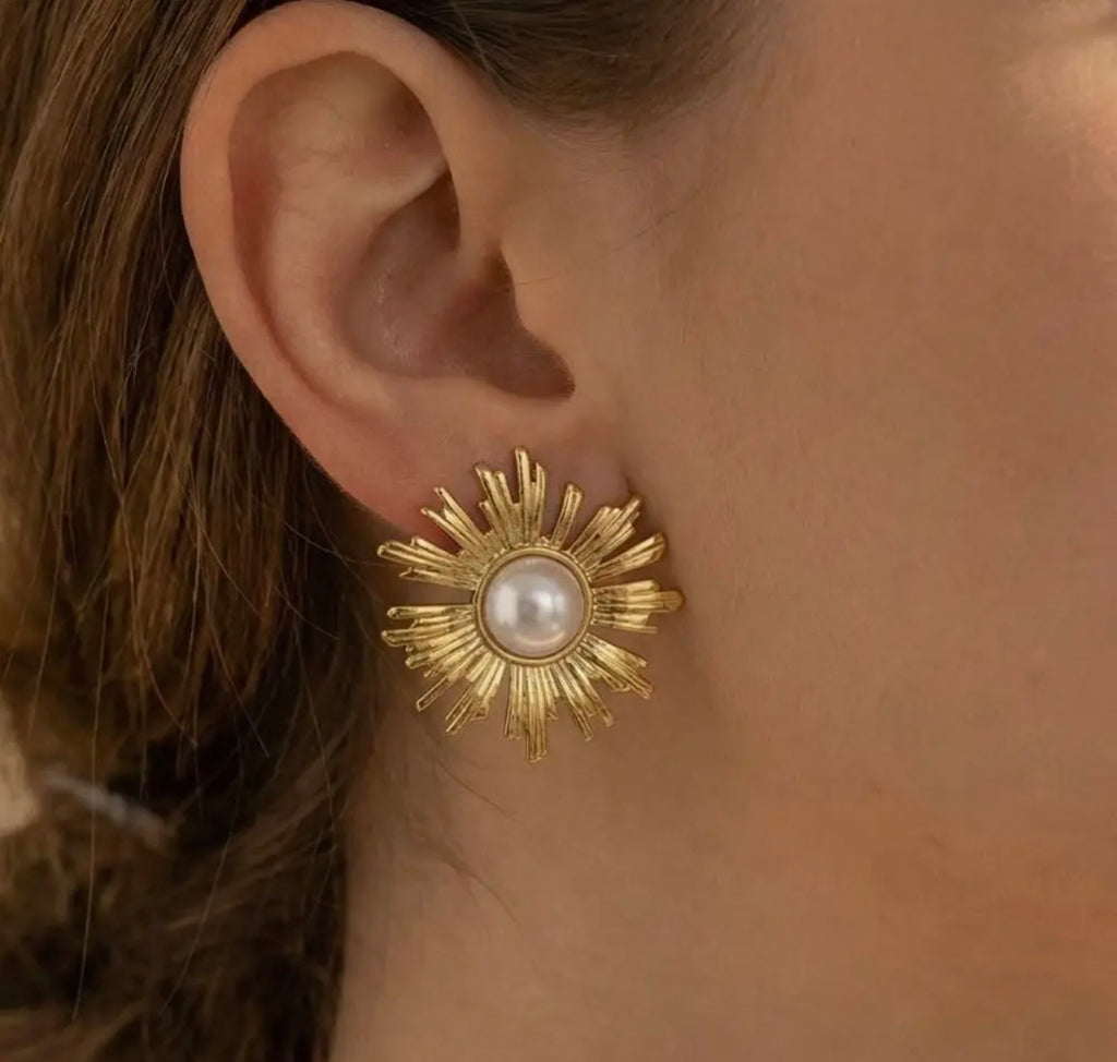 Glam Gold Earrings