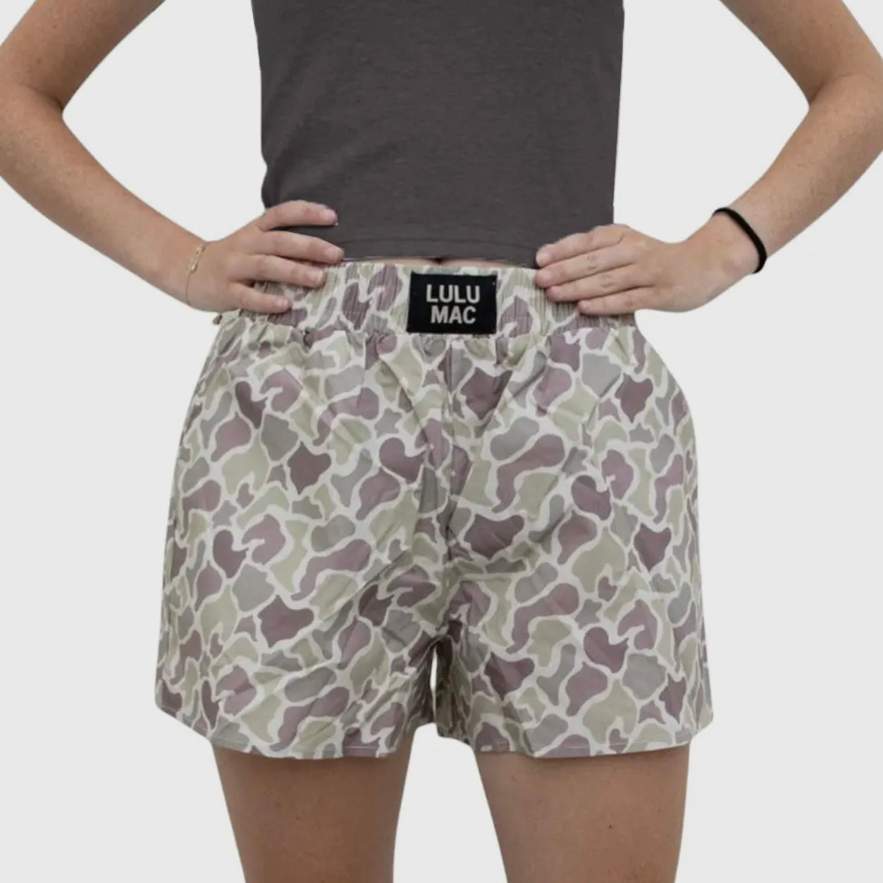 LULU MAC CAMO SHORTS