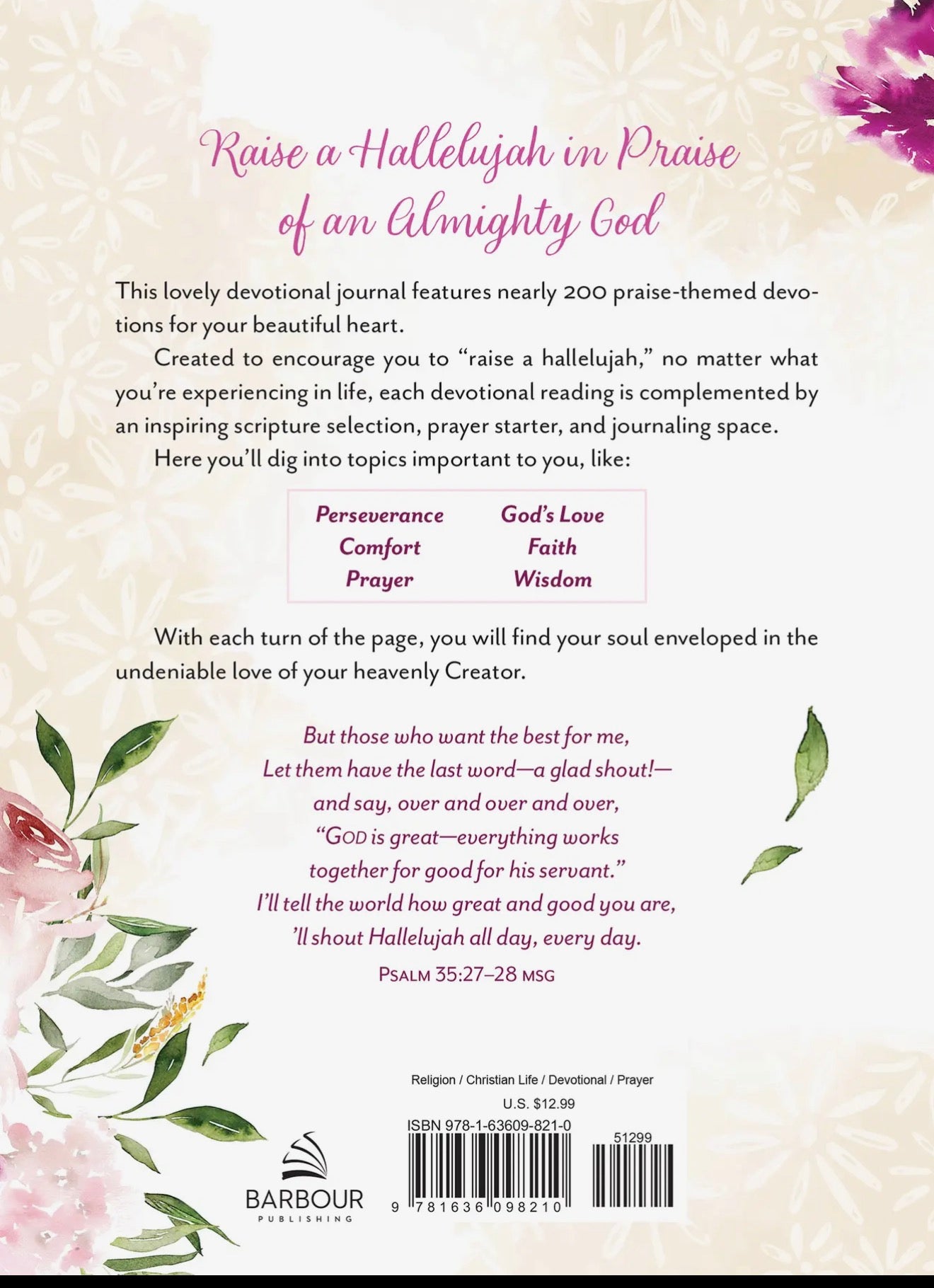 Raise a Hallelujah Prayer Journal