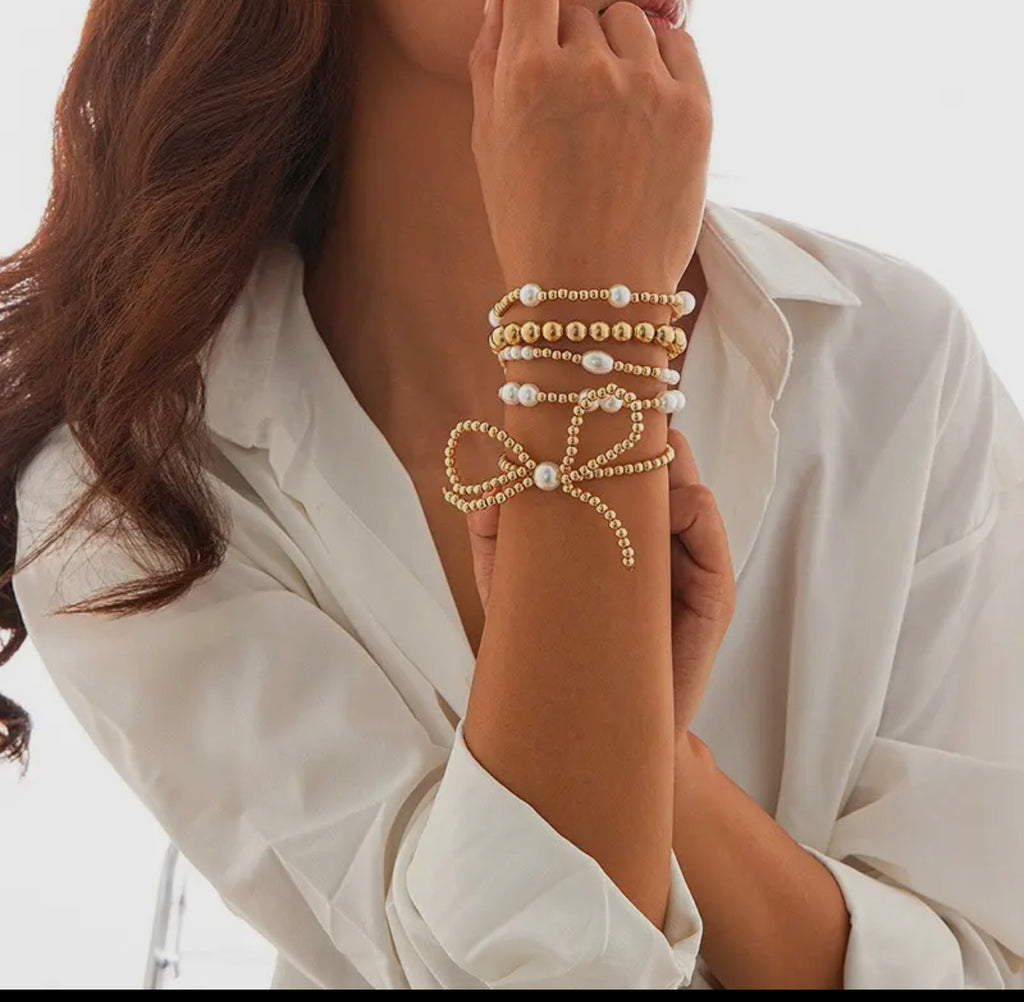 Stack Bow Bracelet