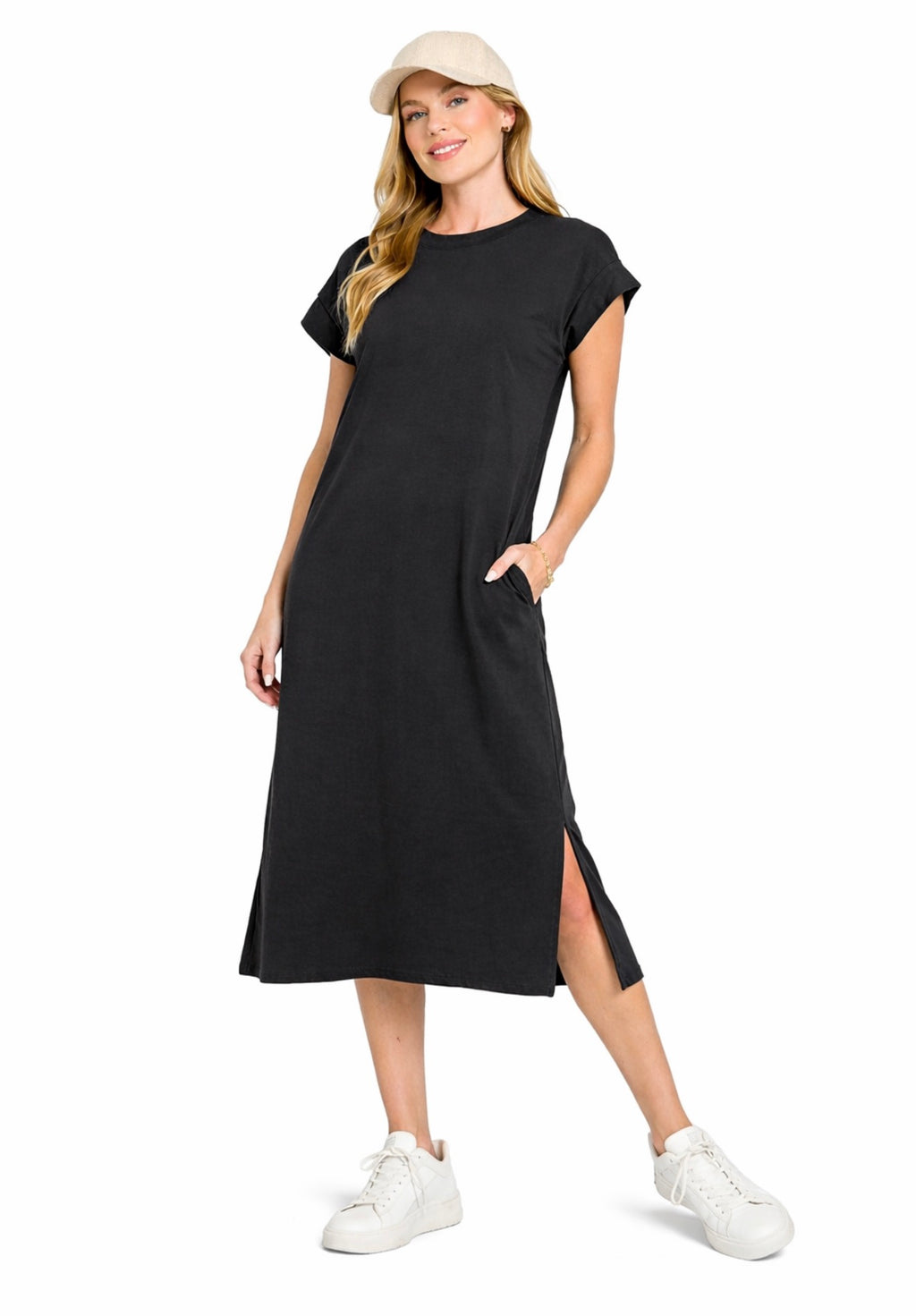 The Go-To Midi Dress Black