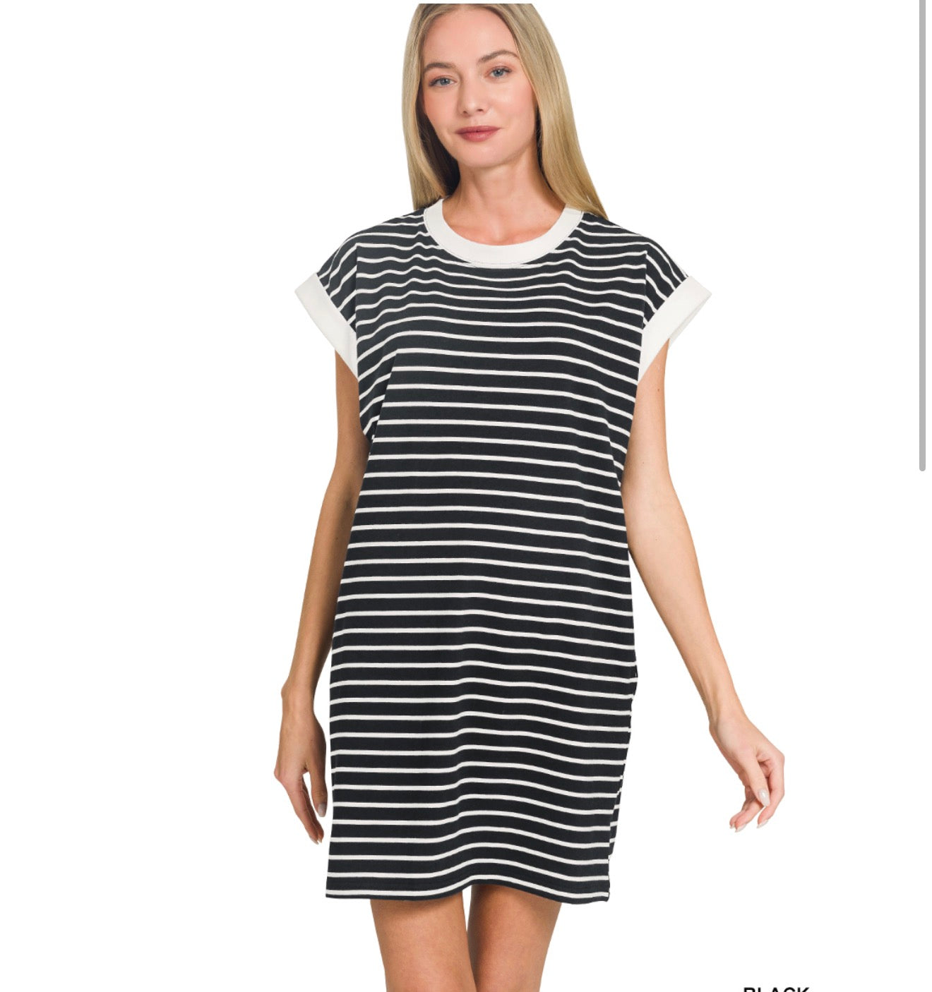Onyx Stripe Dress (ETA 6/16)