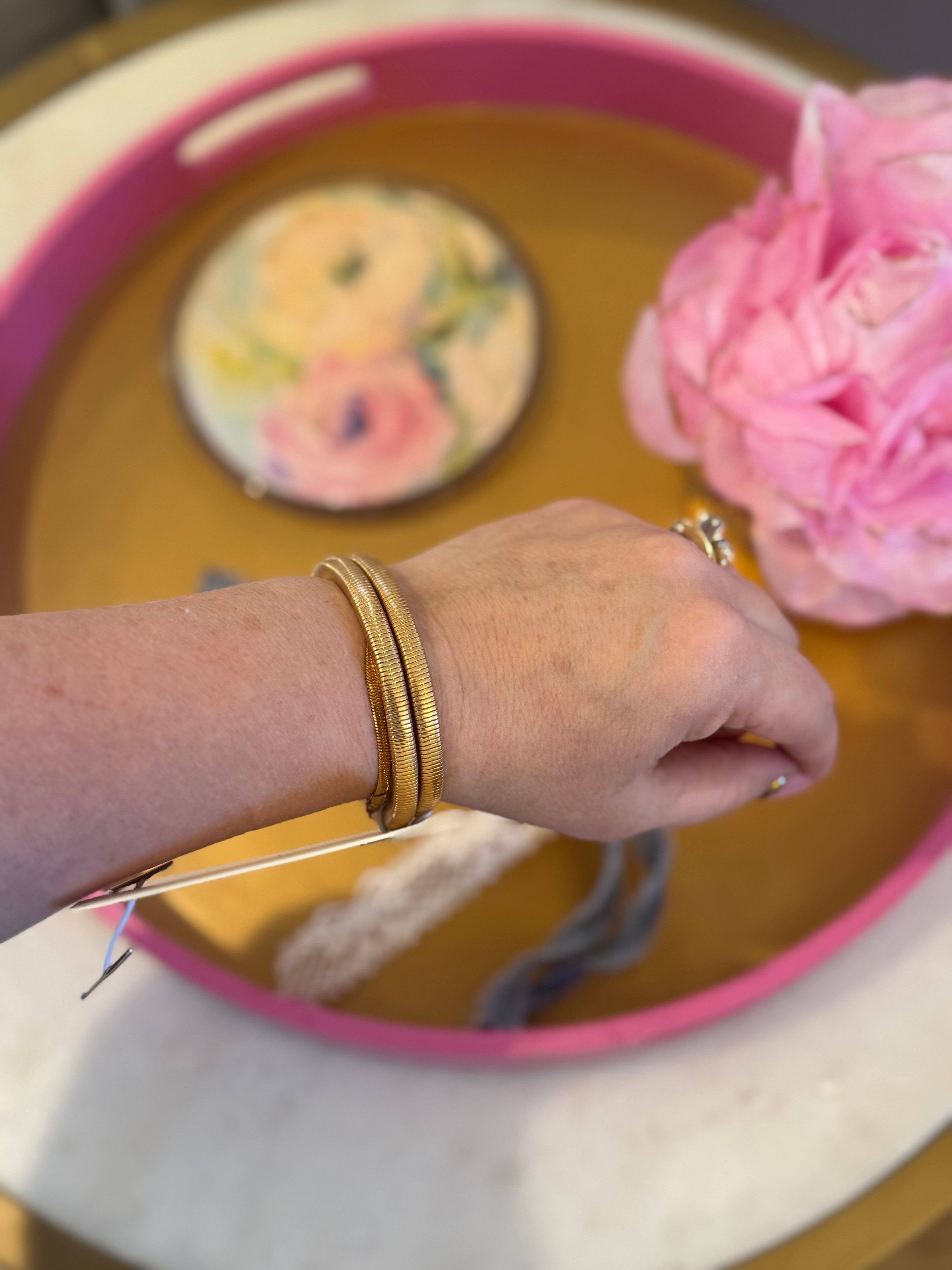 Gold Stack Bracelets