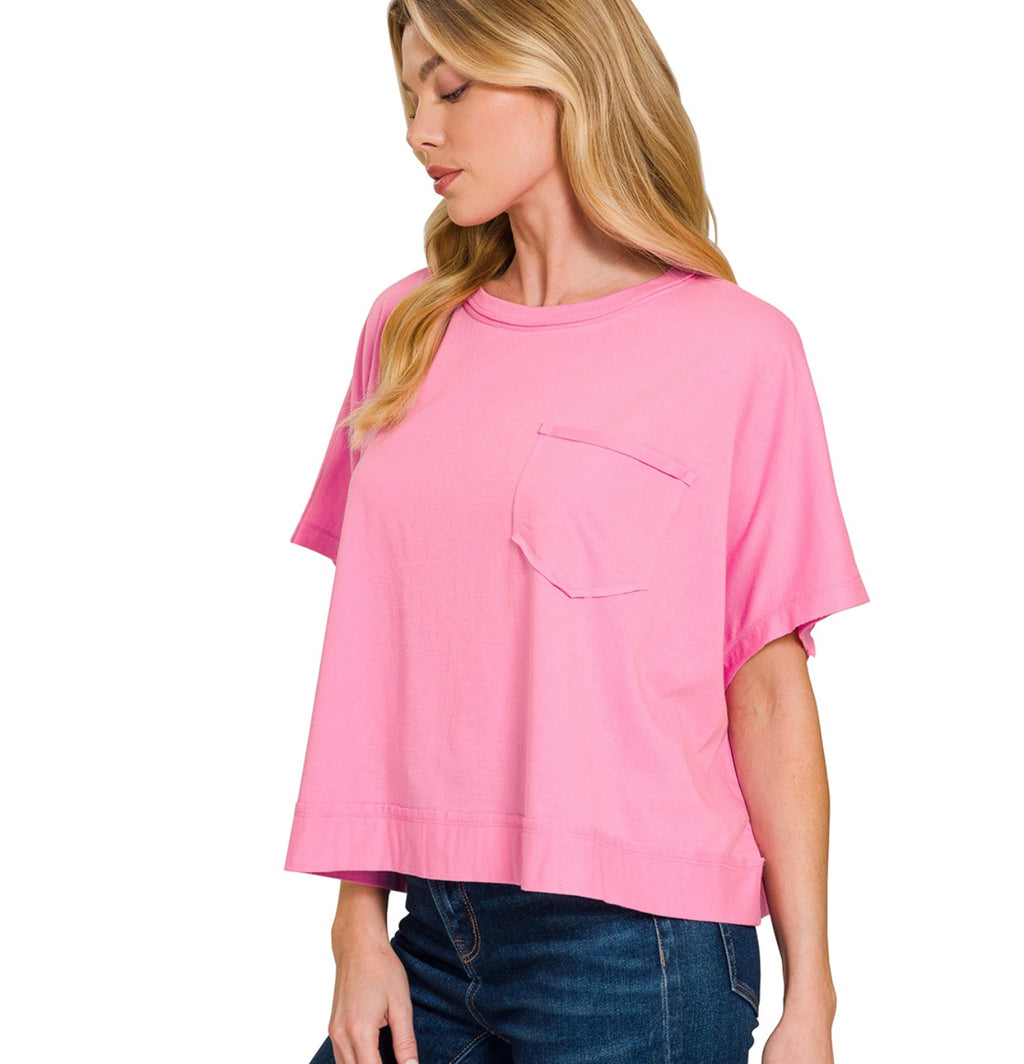 Pink Boxy Top