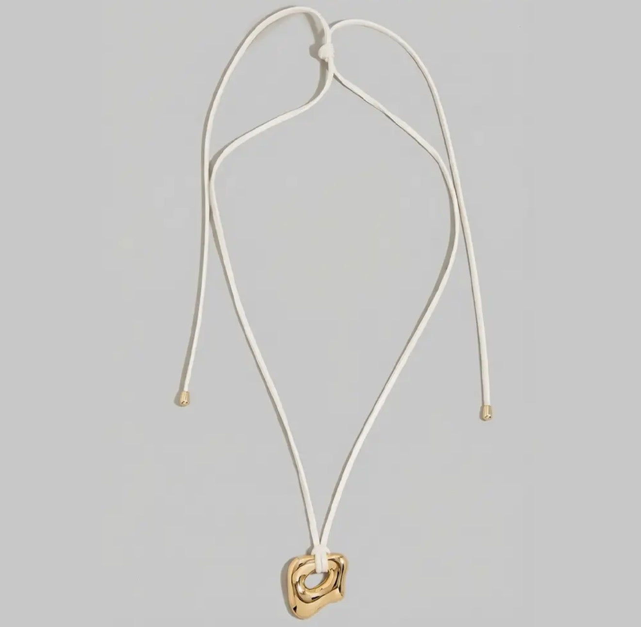 Abstract Gold Necklace
