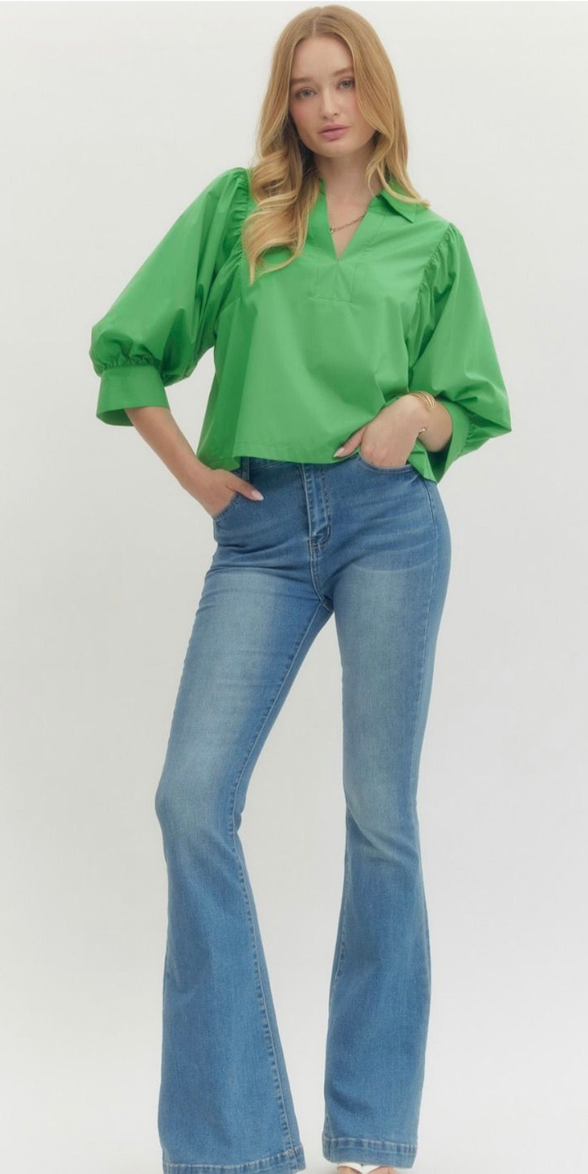 The Pop of Kelly Top