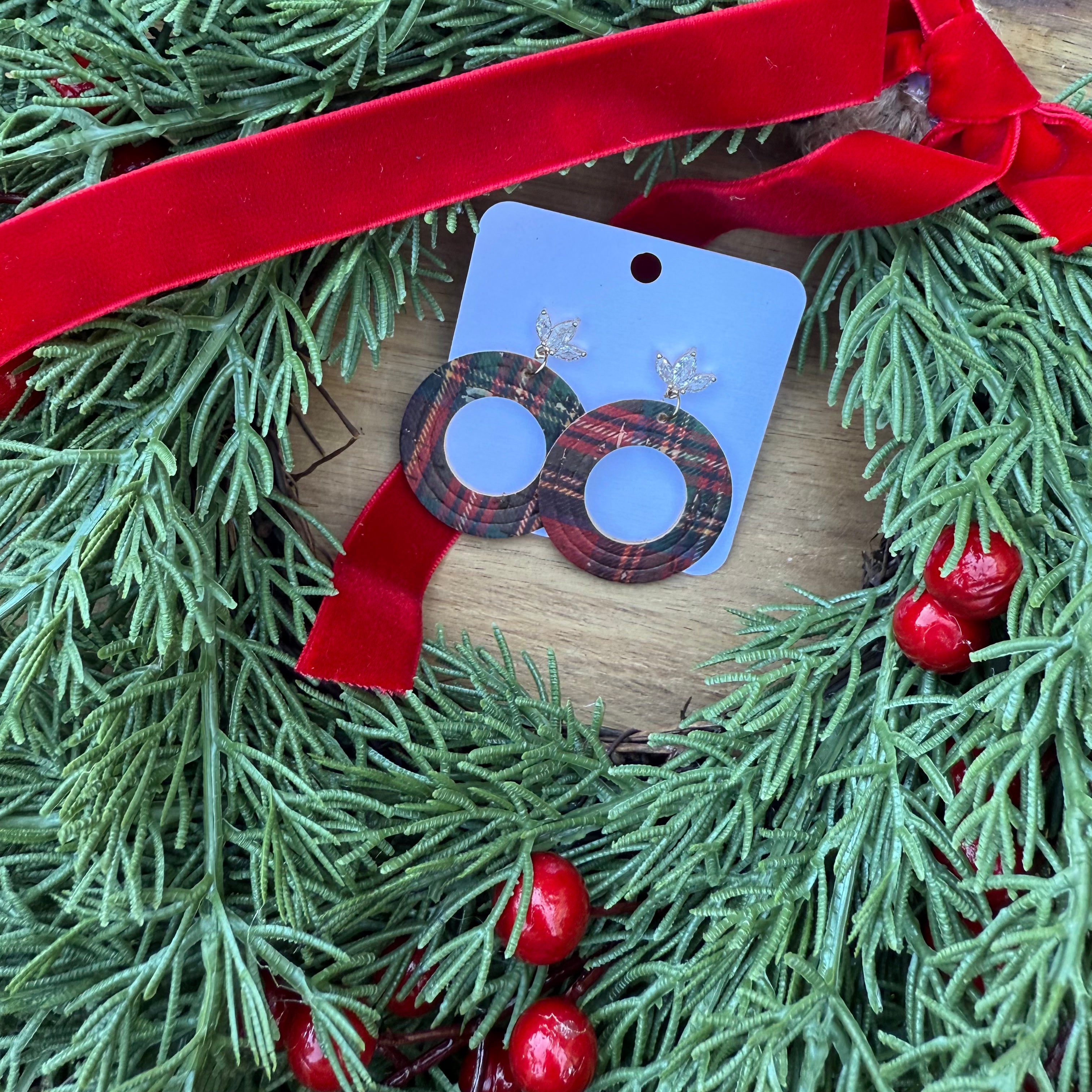 Vintage Christmas Statement Earring