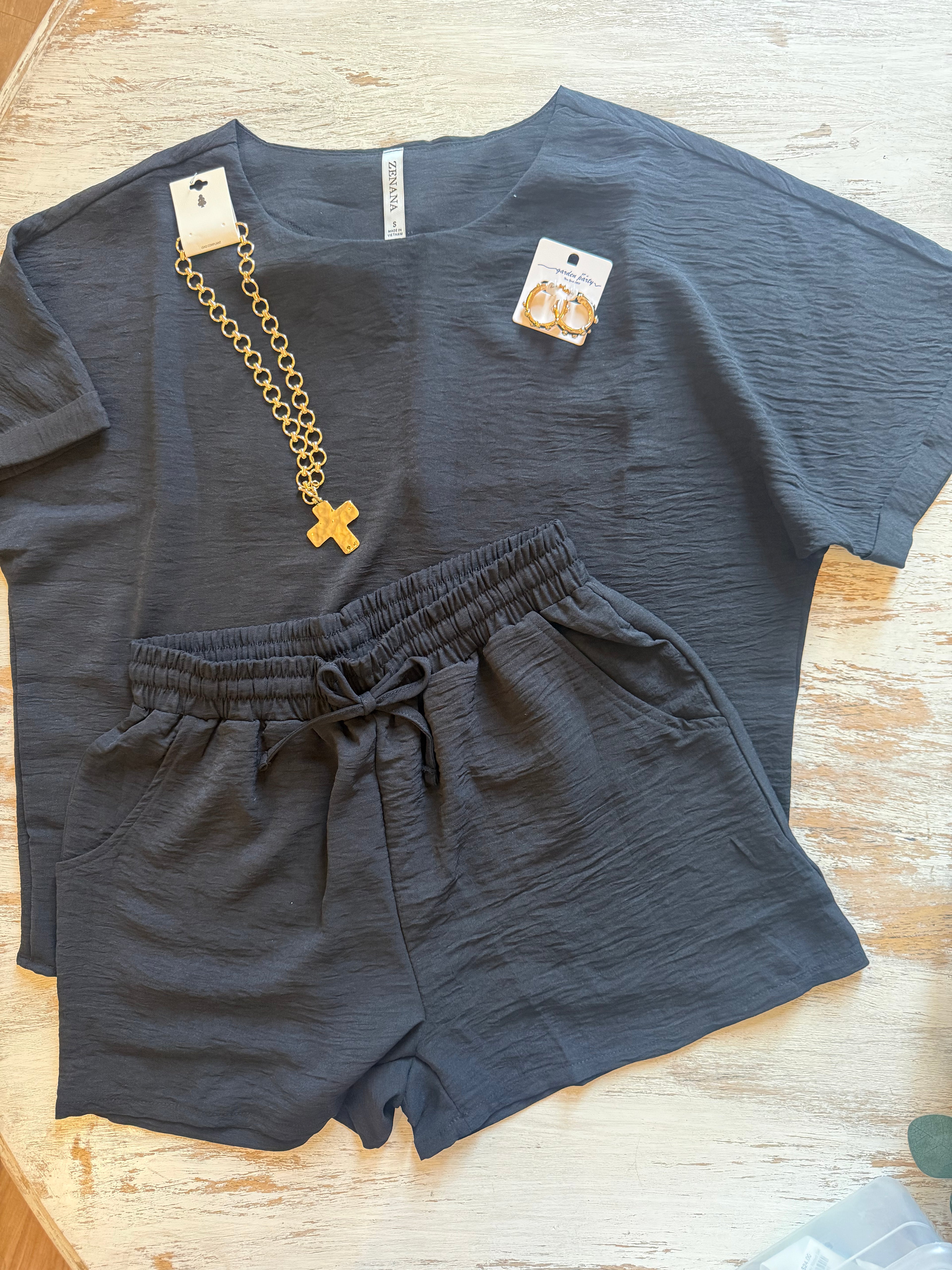 Zenana Black Airflow set