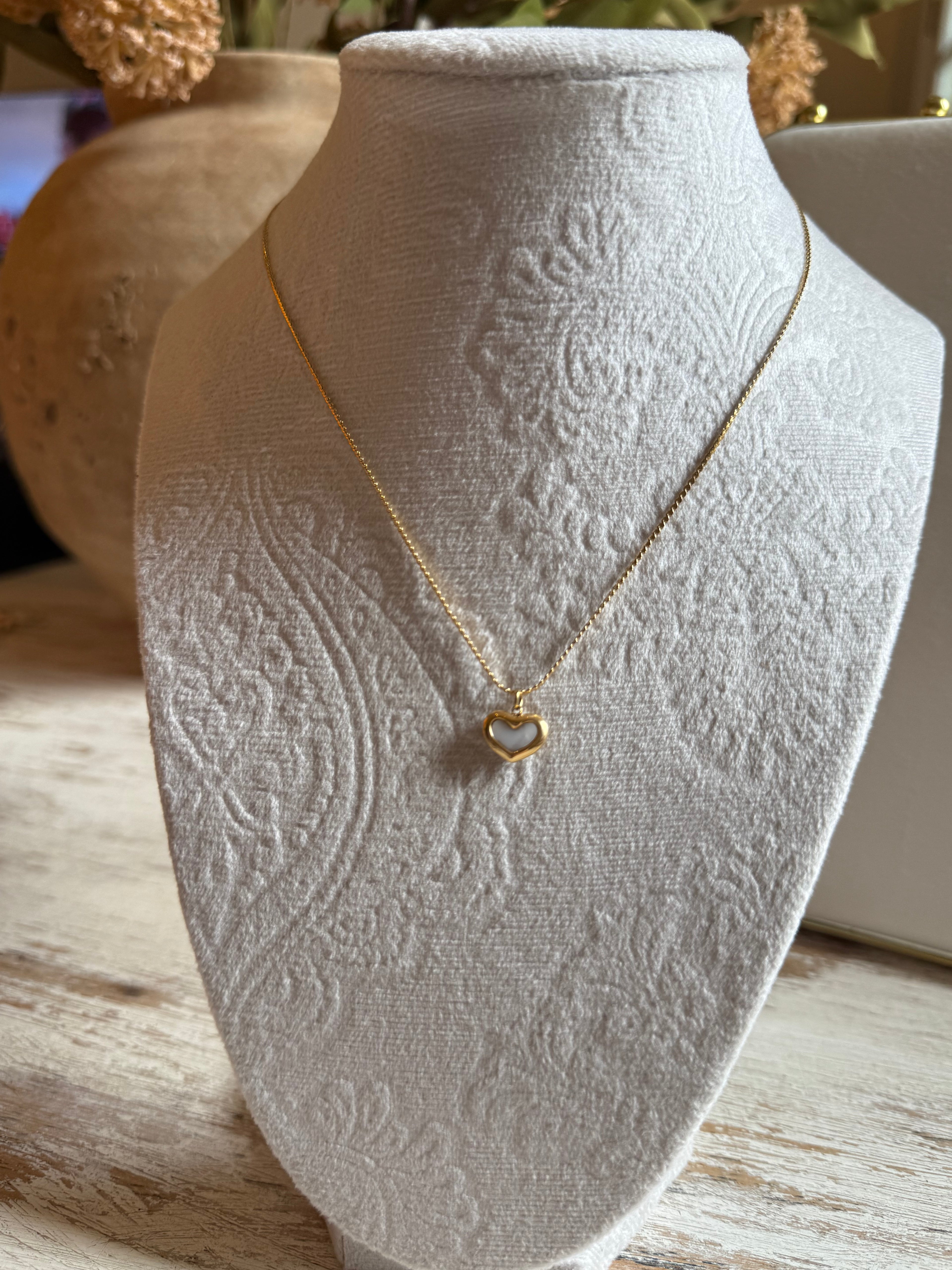 Stainless Kate Heart Necklace