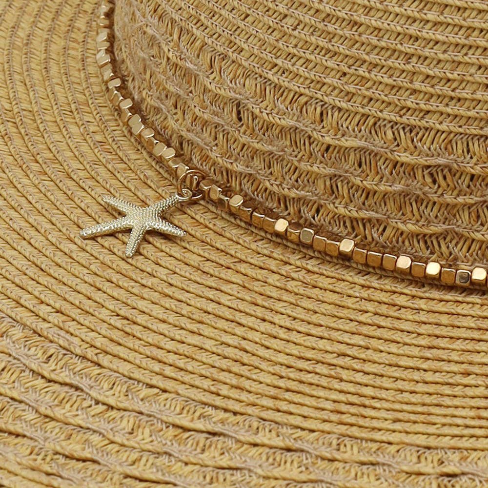 WIDE BRIM STRAW SUN HAT