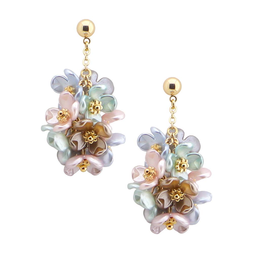 FLOWER CLUSTER EARRINGS
