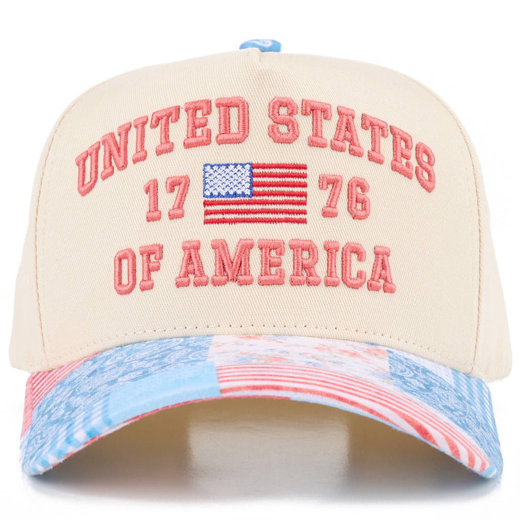 Patchwork USA Hat