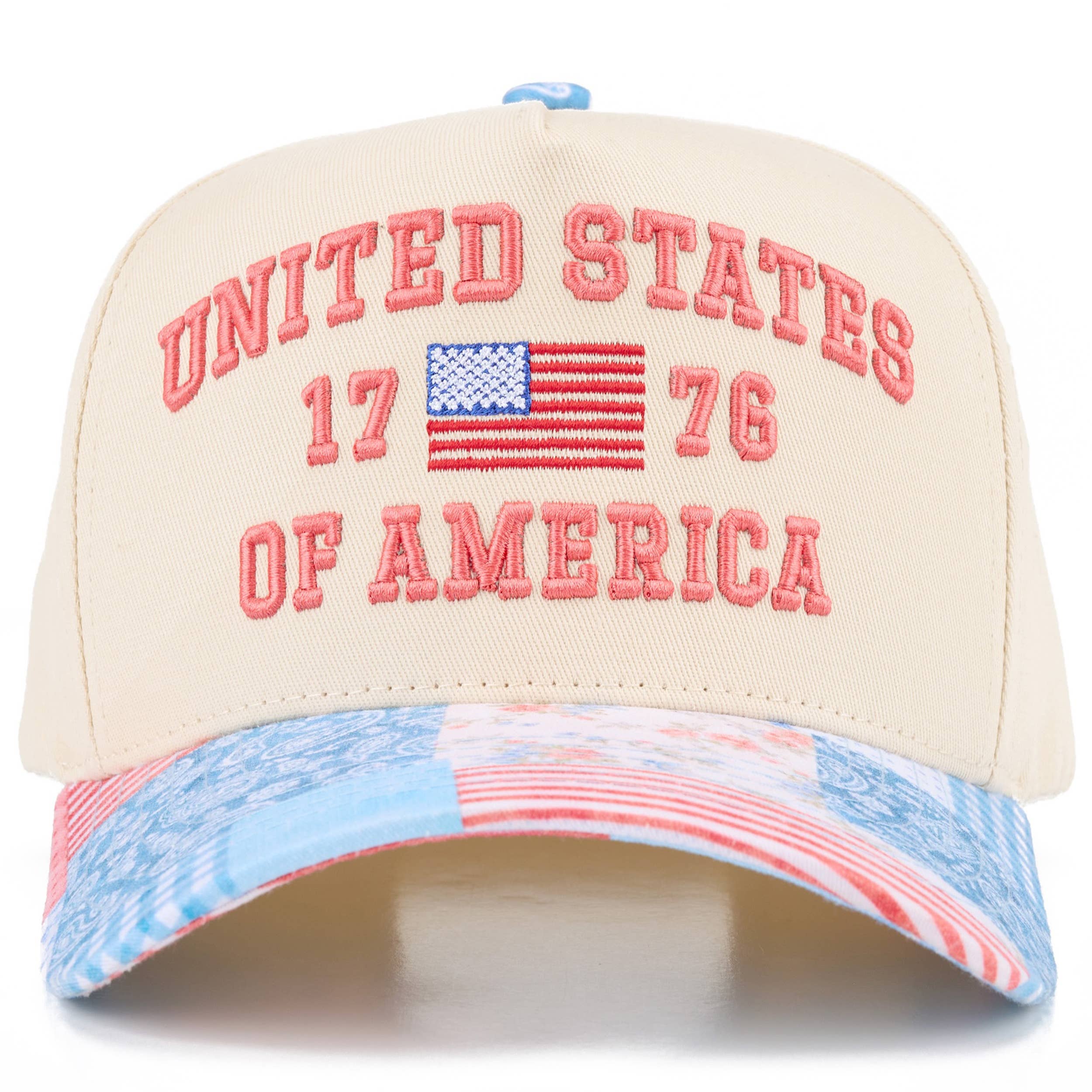 Patchwork USA Hat