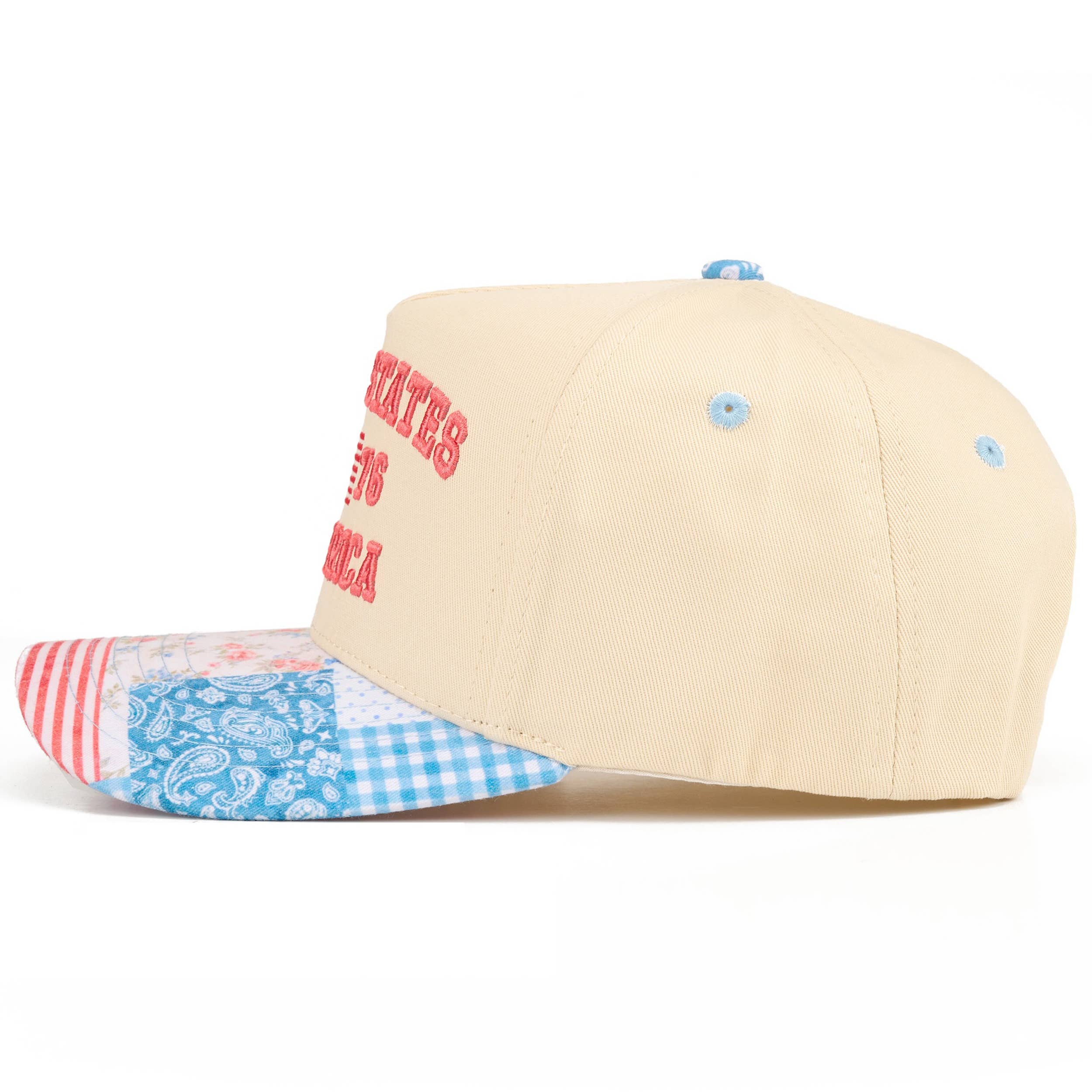 Patchwork USA Hat