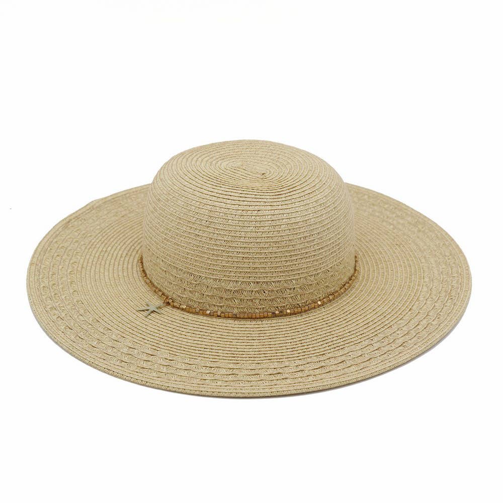 WIDE BRIM STRAW SUN HAT